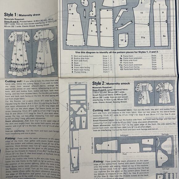 Vintage Designer Sewing Patterns Uncut Lot Of 4 Evening Dress Nightdress Blouse - Picture 11 of 12